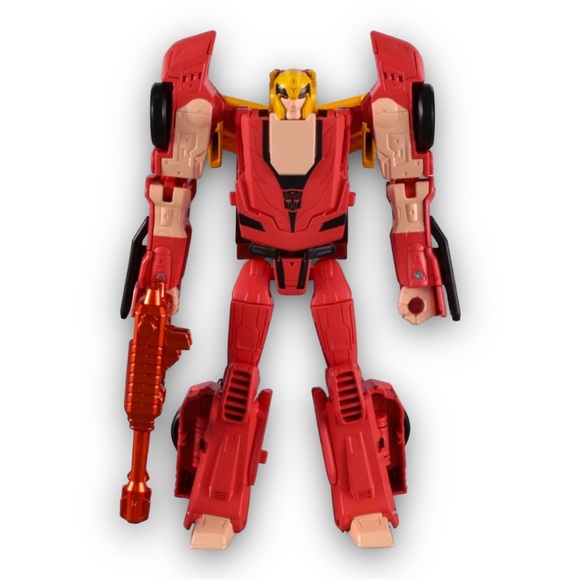 Street Fighter II X Transformers: Autobot Hot Rod (Ken) vs Arcee (Chun-Li) - Picture 5 of 6